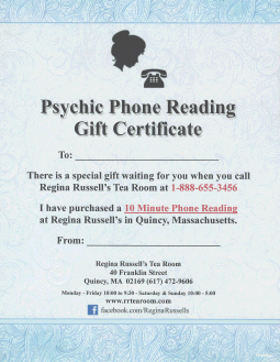 Psychic Phone Reading Gift Certificate
